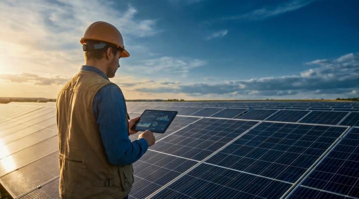 renewable energy engineer solar farm